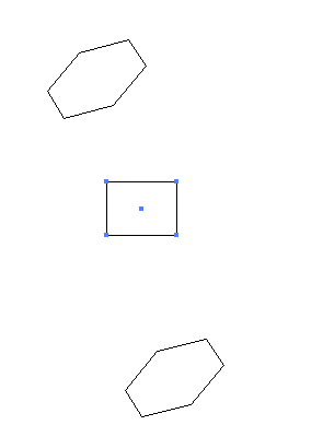 llustrator パス 六角柱